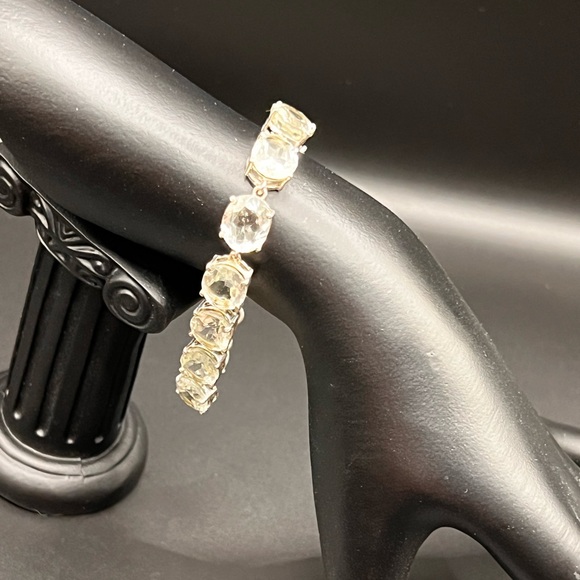 Silver Green Amethyst Bracelet - Picture 2 of 3